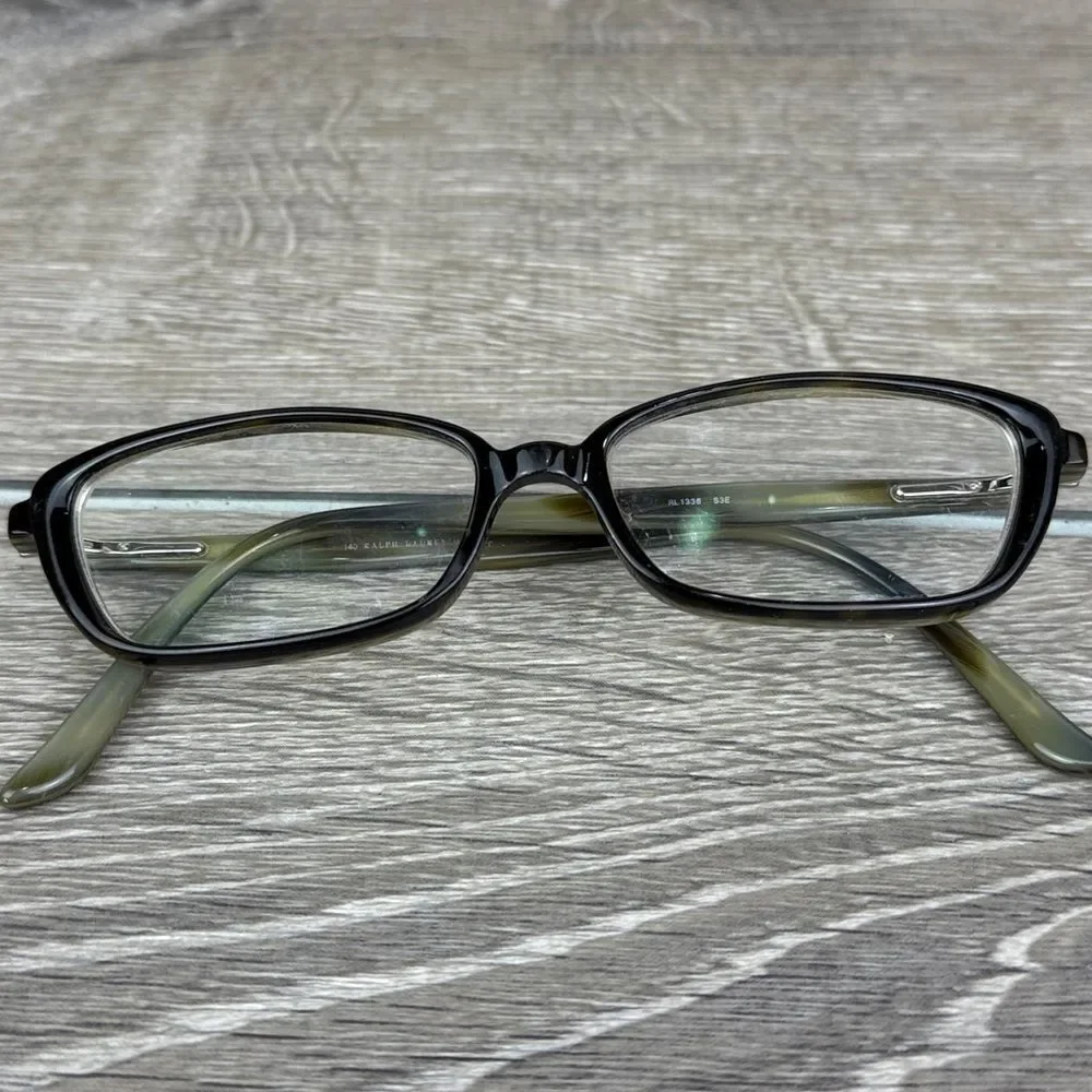 Ralph Lauren RL 1336 S3E Brown Rectangular Eyeglasses **Frames Only**